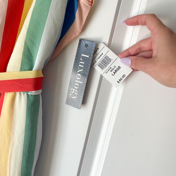 Luxology Striped Jumpsuit - New with Tags - Picture 7 of 7